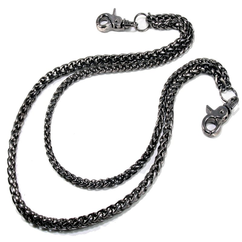 Double K DoubleK 2 Roof Durable Biker Key Jean Wallet Chain (24"/5.6oz) Black CS138 - Image 3